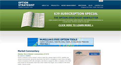Desktop Screenshot of optionstrategist.com
